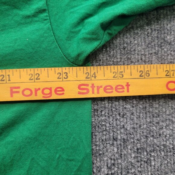 Harry Potter Hogwarts Footprints Mens Green Tee 2XL Witches Wizards Dance - Picture 8 of 8